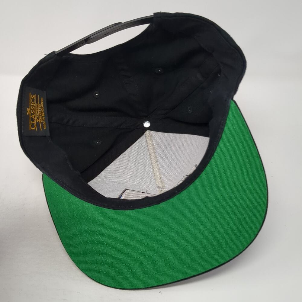 Thin Blue Line Flag Patch Snapback Hat Black One … - image 7